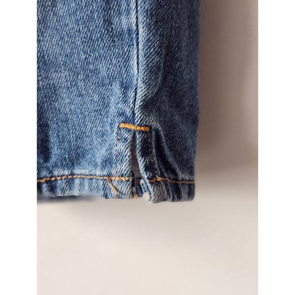 Old Navy Bermuda Lowest Rise Medium Rinse Denim Hip Hop Streetwear Size 12 A0135 - Picture 6 of 6